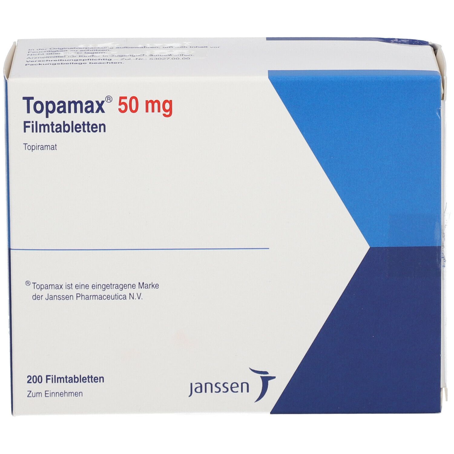 Topamax 50 mg 200 St mit dem E-Rezept kaufen - Shop Apotheke