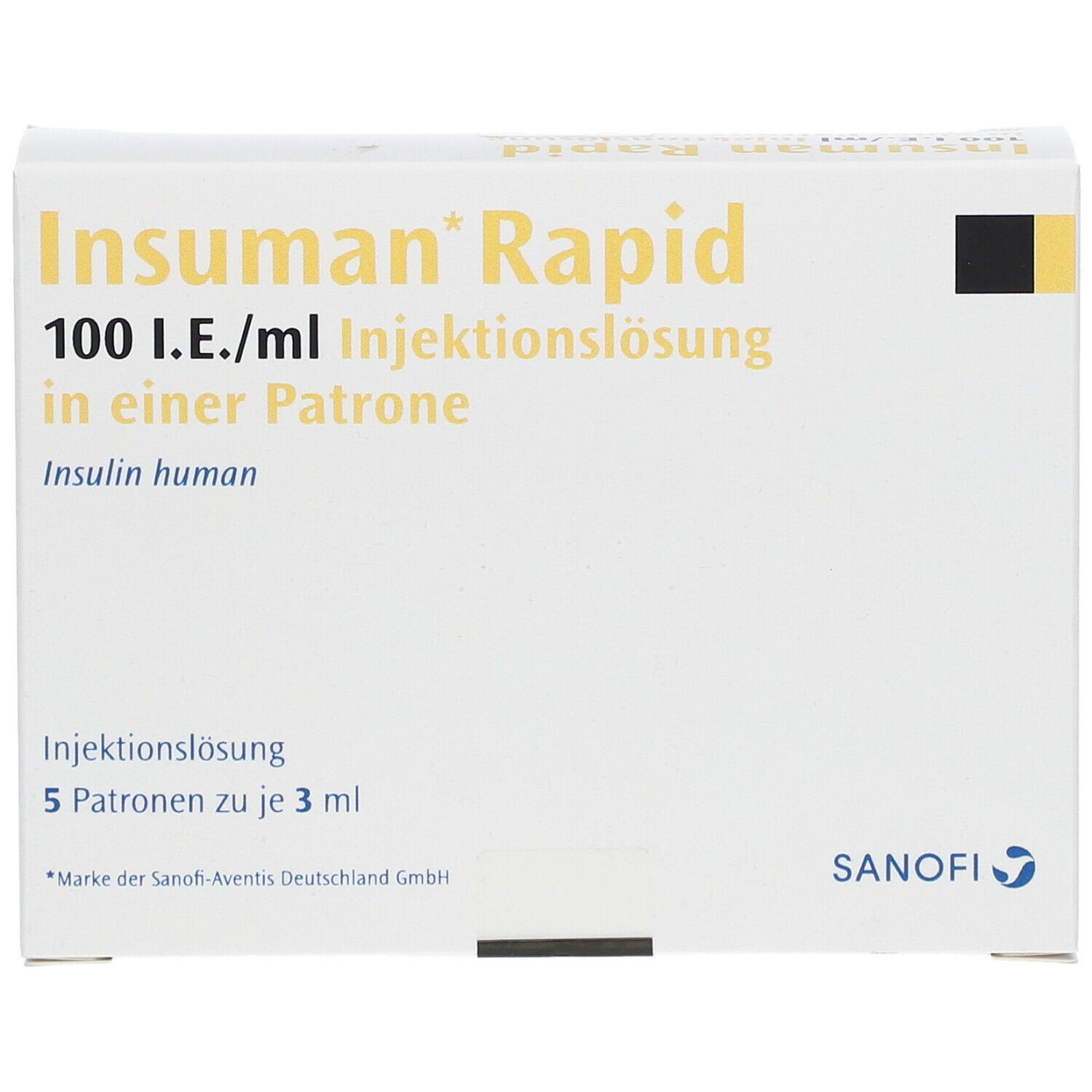 Insuman Rapid 100 I.E./ml