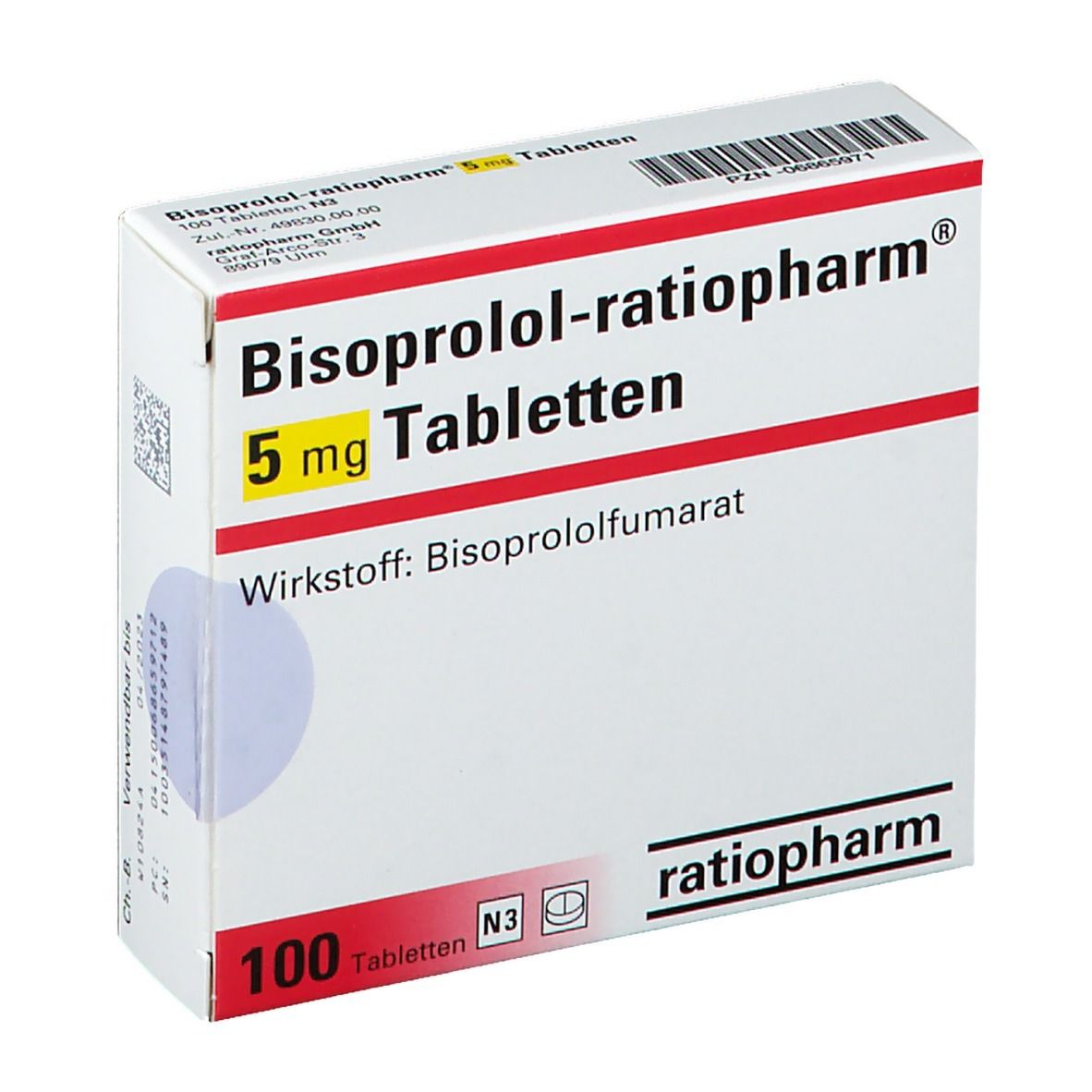 Bisoprolol-ratiopharm® 5 mg