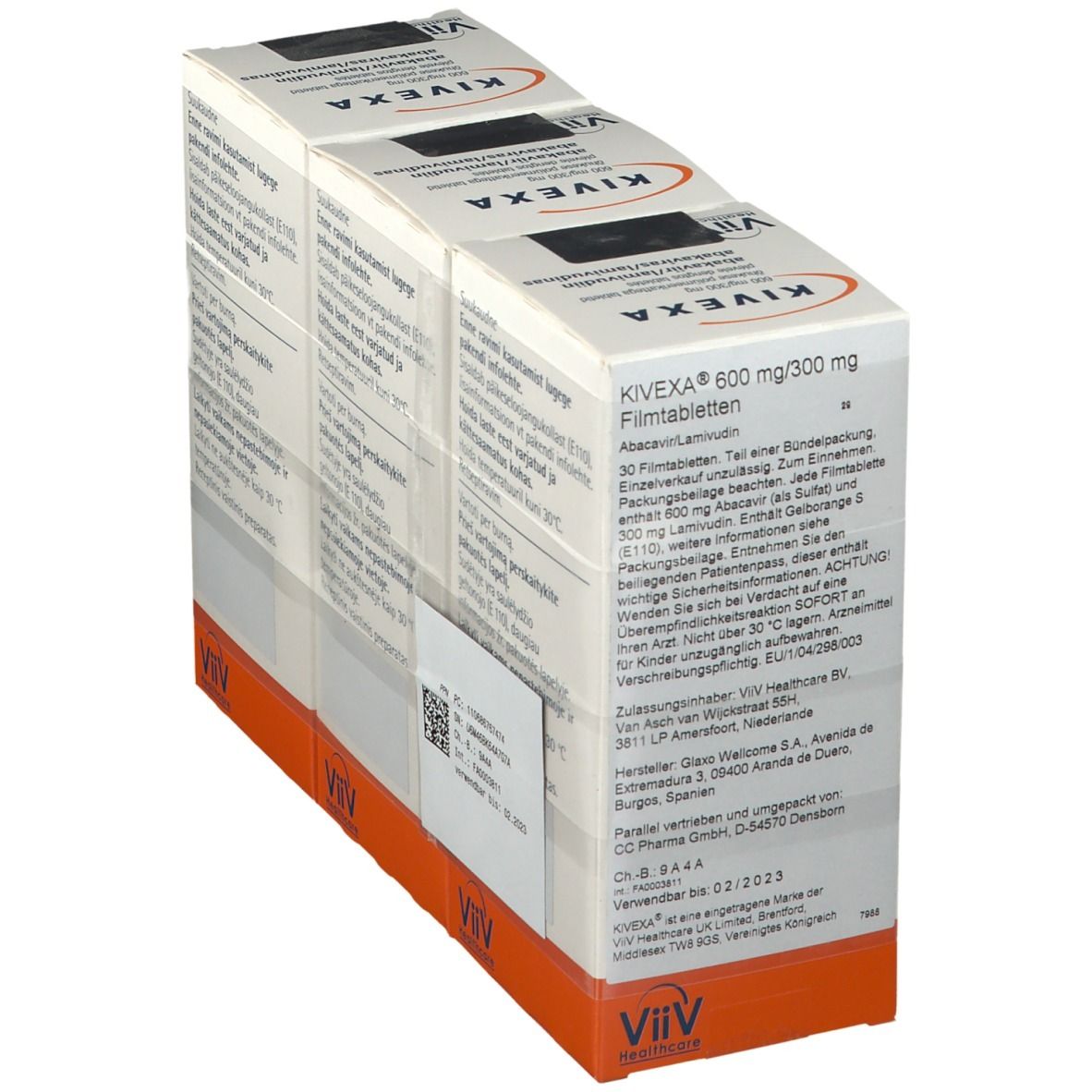 Kivexa® 600 mg/300 mg