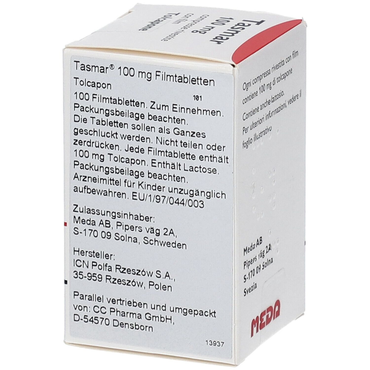 Tasmar 100 mg