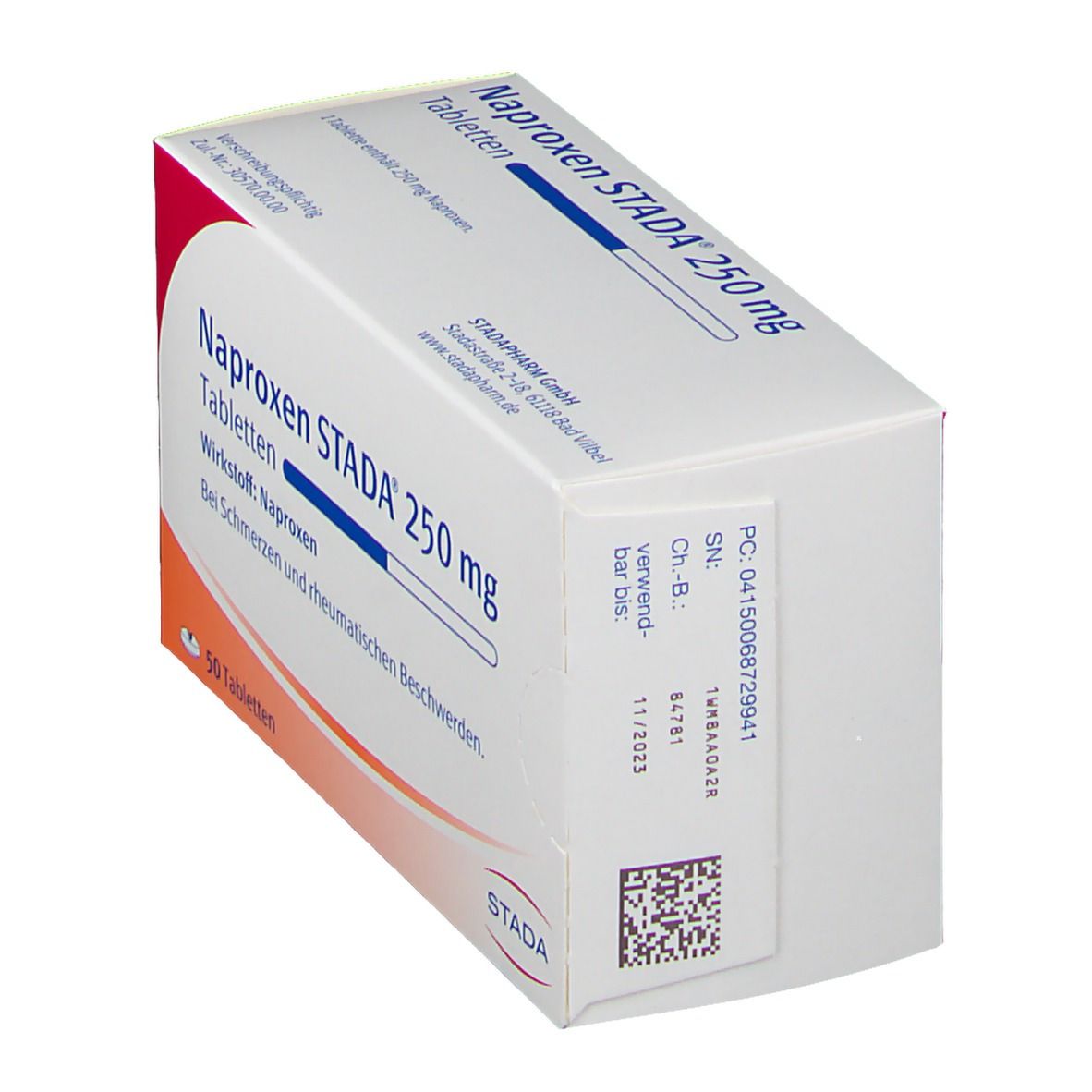 Naproxen Stada 250 mg Tabletten 50 St