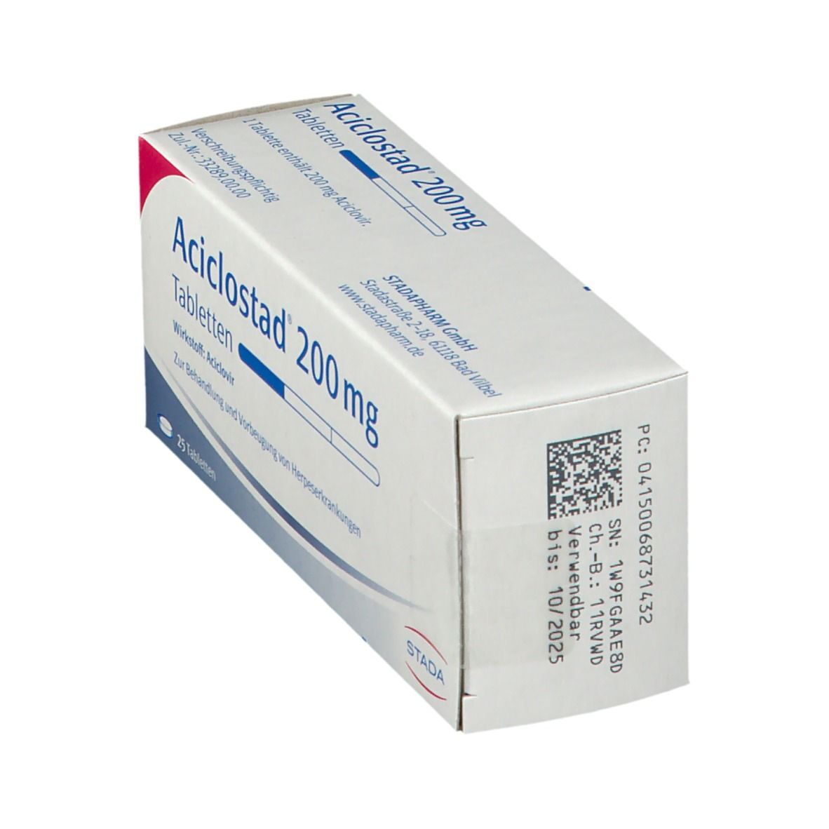 Aciclostad 200 mg Tabletten 25 St