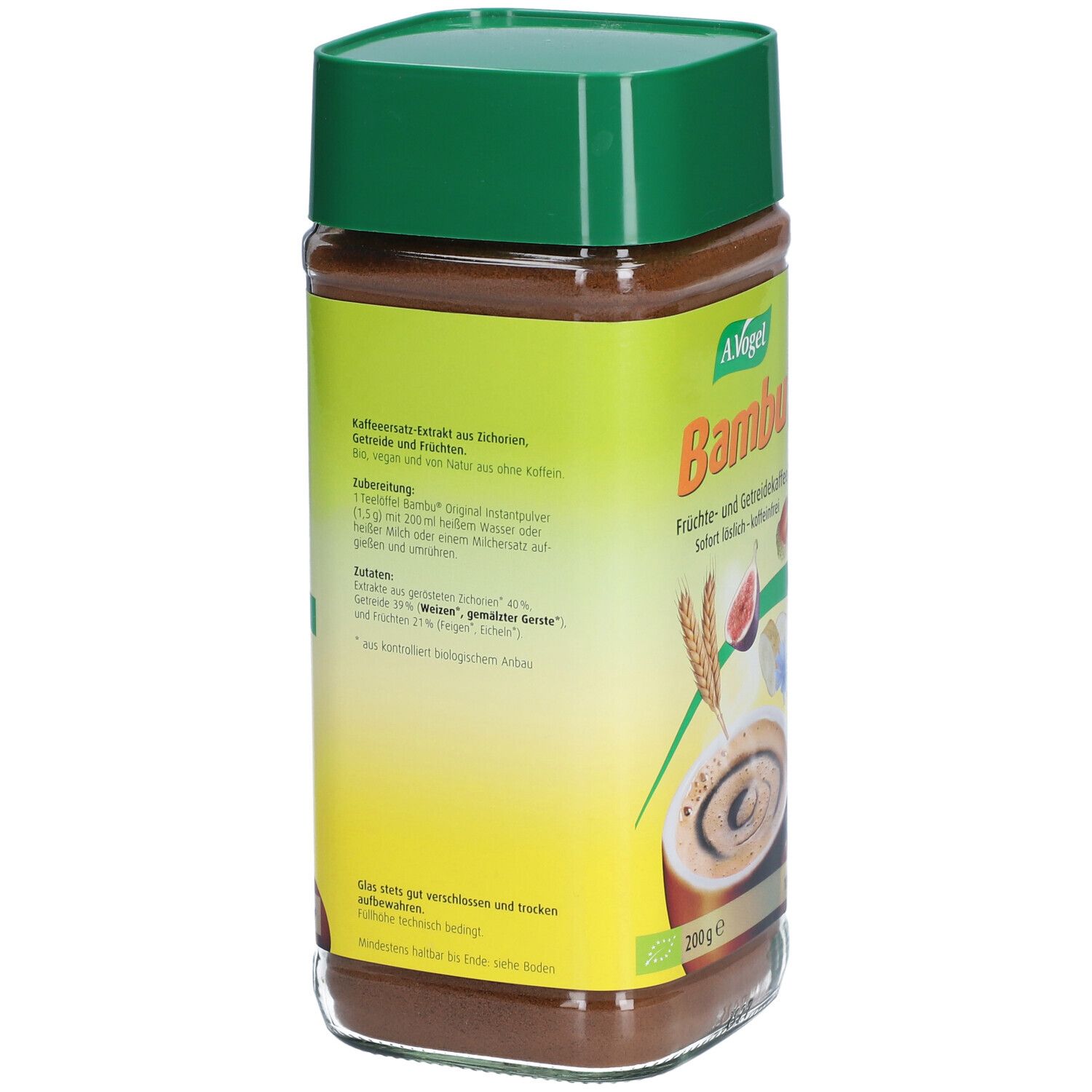 Bambu instant Glas A.Vogel 200 g Pulver