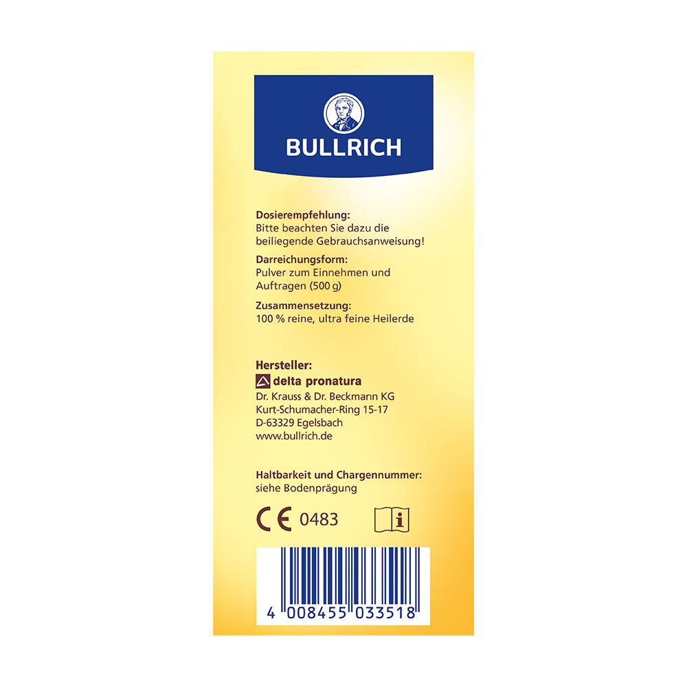 Bullrich Heilerde Pulver ultra fein zum Einnehmen und Auftragen