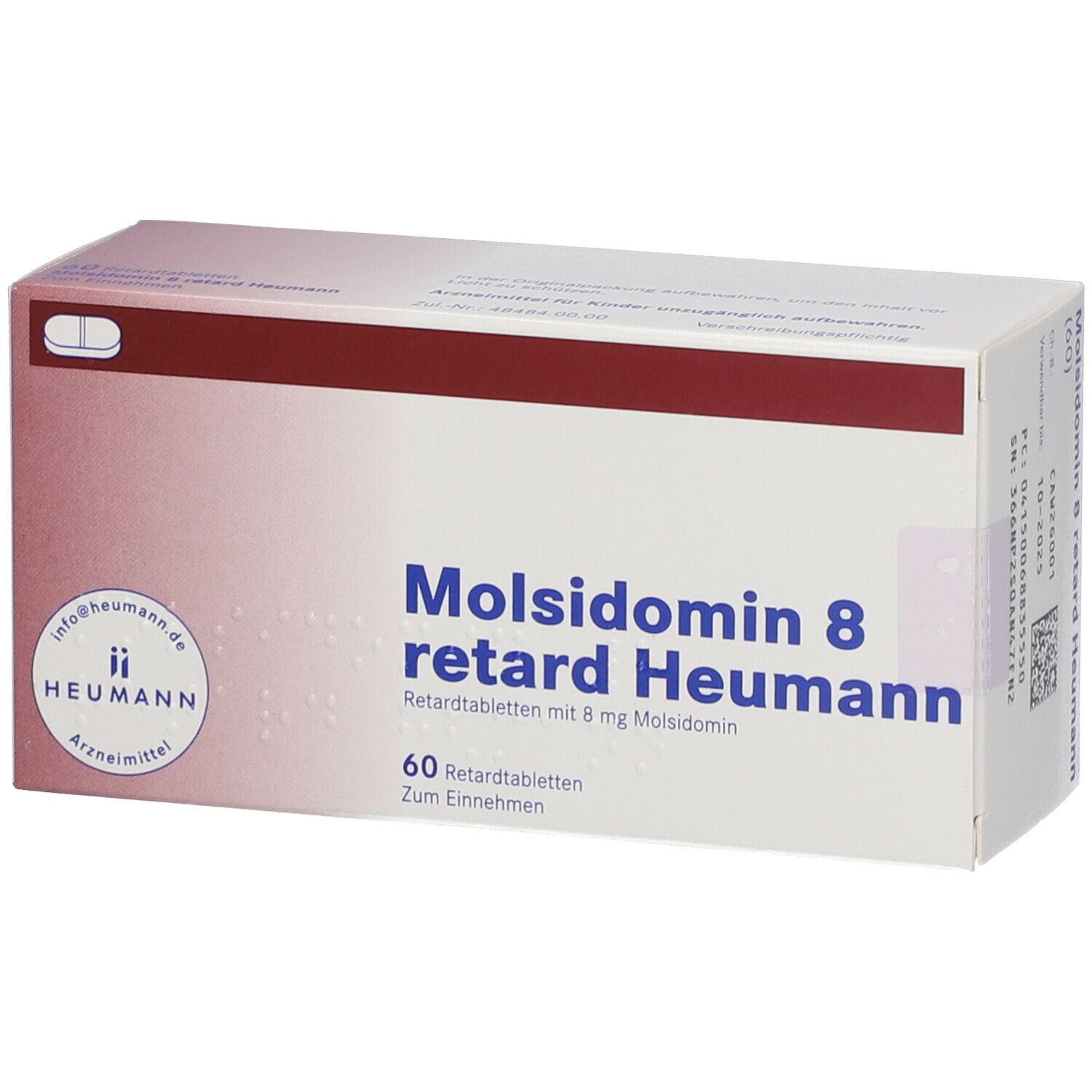 Molsidomin 8 retard Heumann