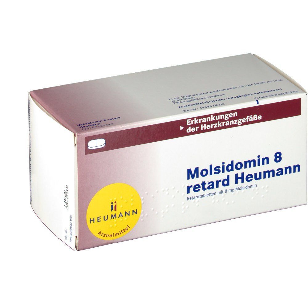 Molsidomin 8 retard Heumann