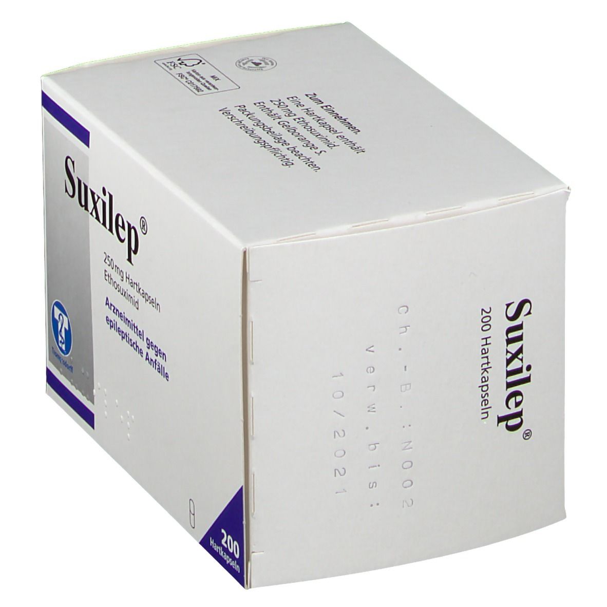 Suxilep 250 mg Hartkapseln 200 St