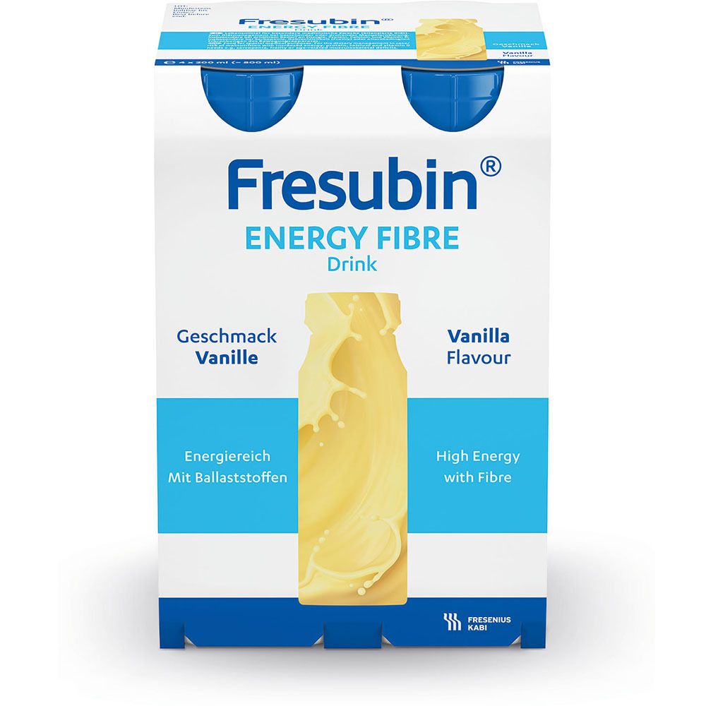 Fresubin Energy Fibre Trinknahrung Vanille | Astronautennahrung & Aufbaukost mit Vitaminen