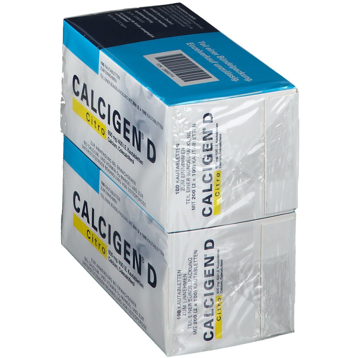 Calcigen® D Citro 600 mg / 400 I.E.