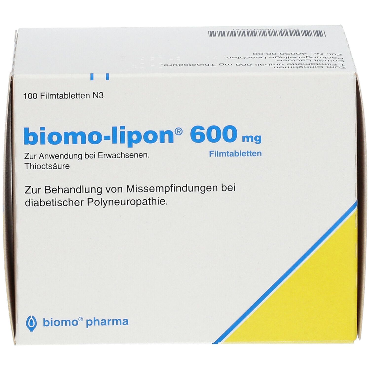 biomo-lipon® 600 mg 100 St - Shop Apotheke
