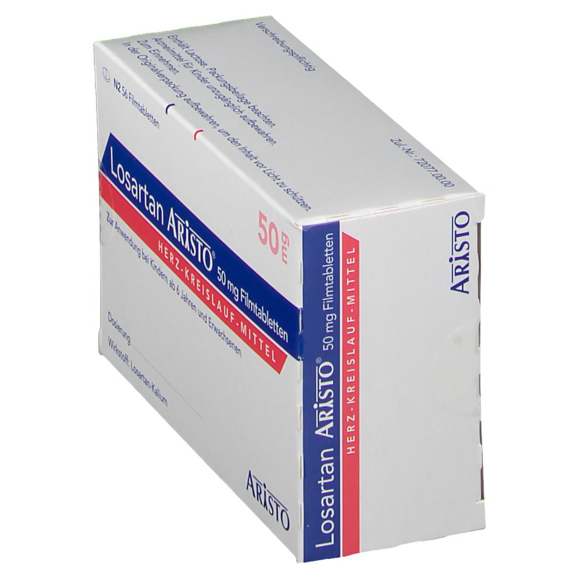 Losartan Aristo 50 mg Filmtabletten 56 St