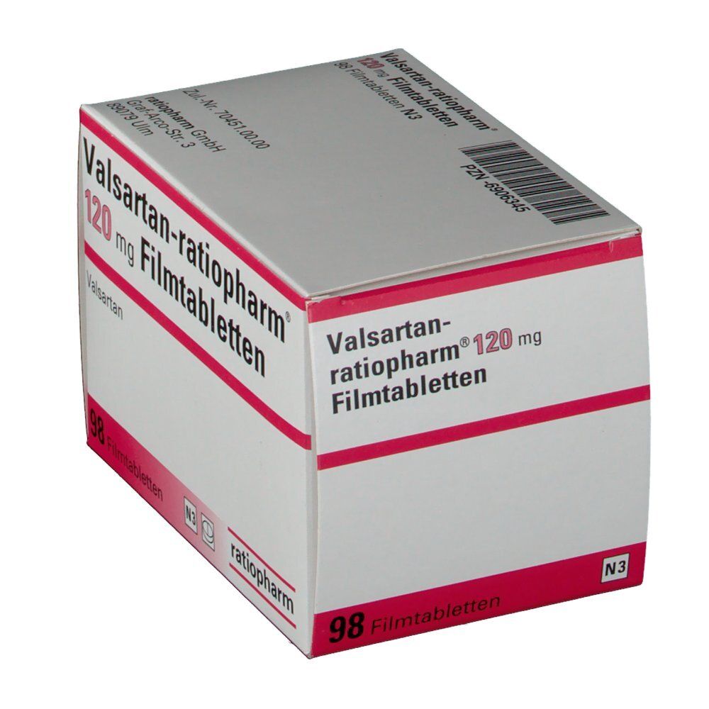 Valsartan-ratiopharm® 120 mg