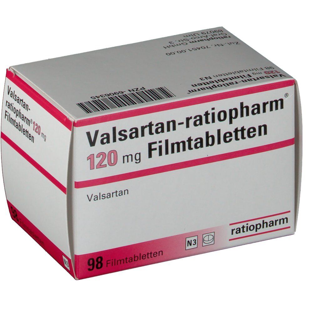 Valsartan-ratiopharm® 120 mg