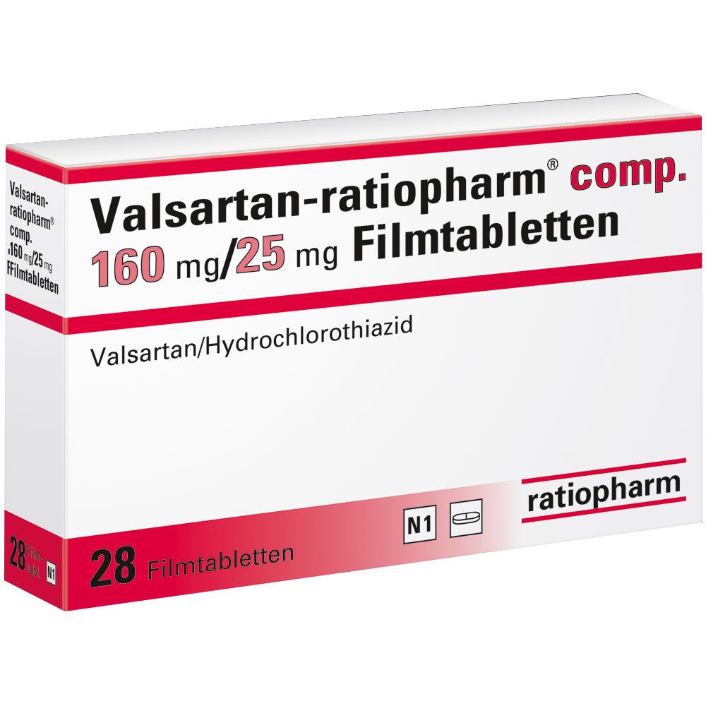 Valsartan-ratiopharm® comp. 160 mg/25 mg