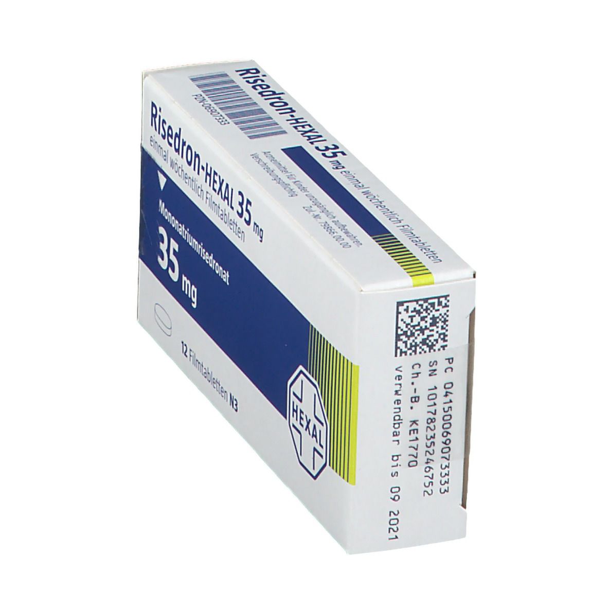 Risedron-Hexal 35 mg 1x wöchentlich Filmtabletten 12 St