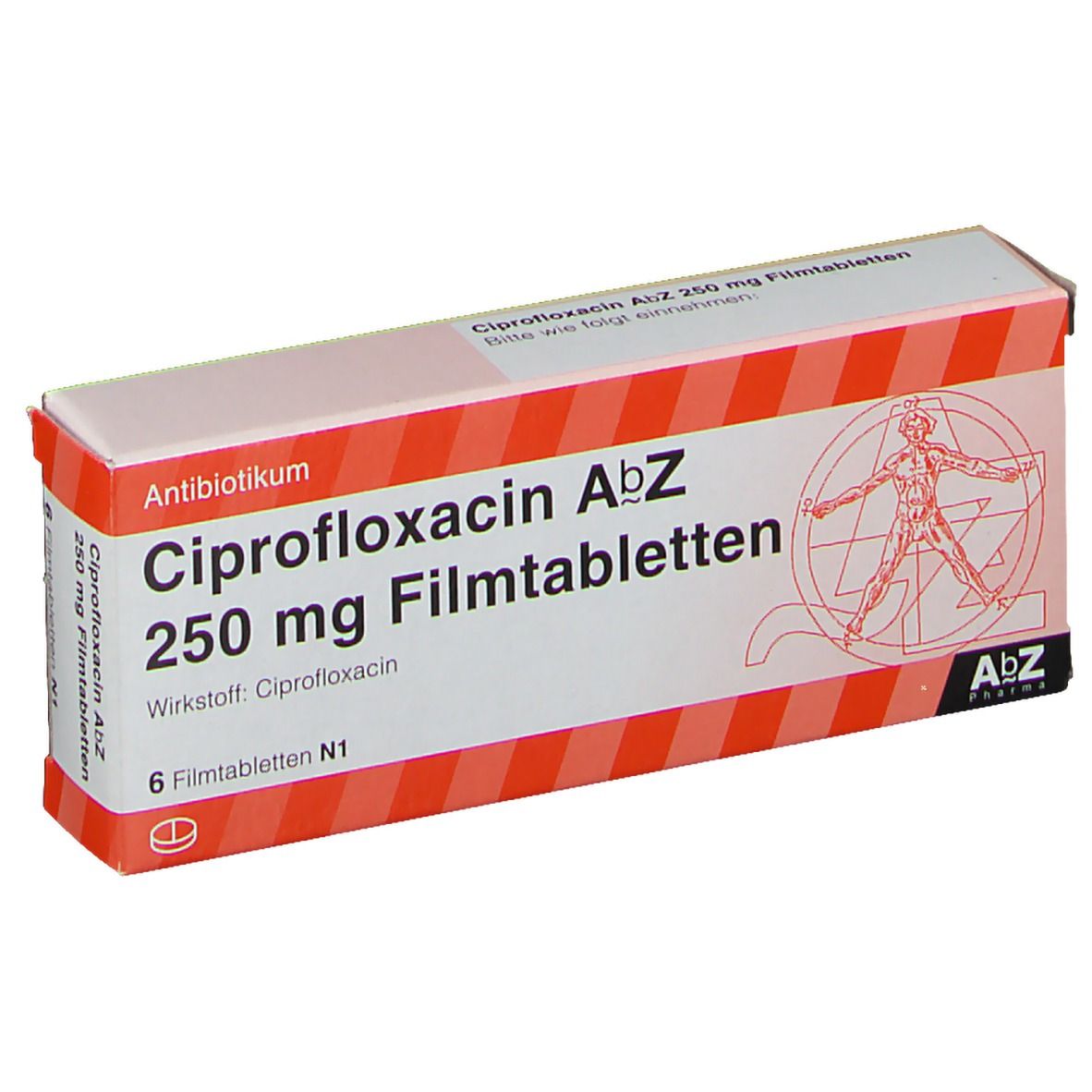 Ciprofloxacin AbZ 250 mg