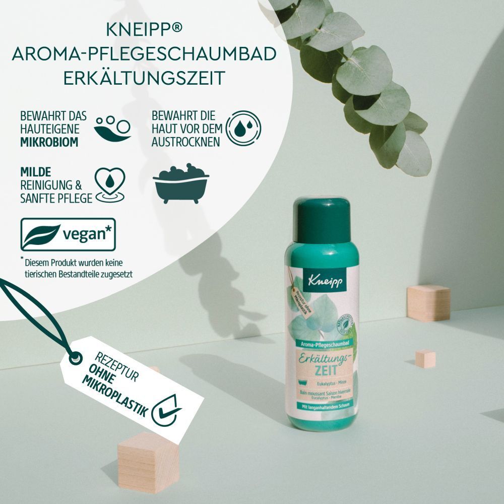 Kneipp® Aroma-Pflegeschaumbad Erkältungszeit Eukalyptus & Minze