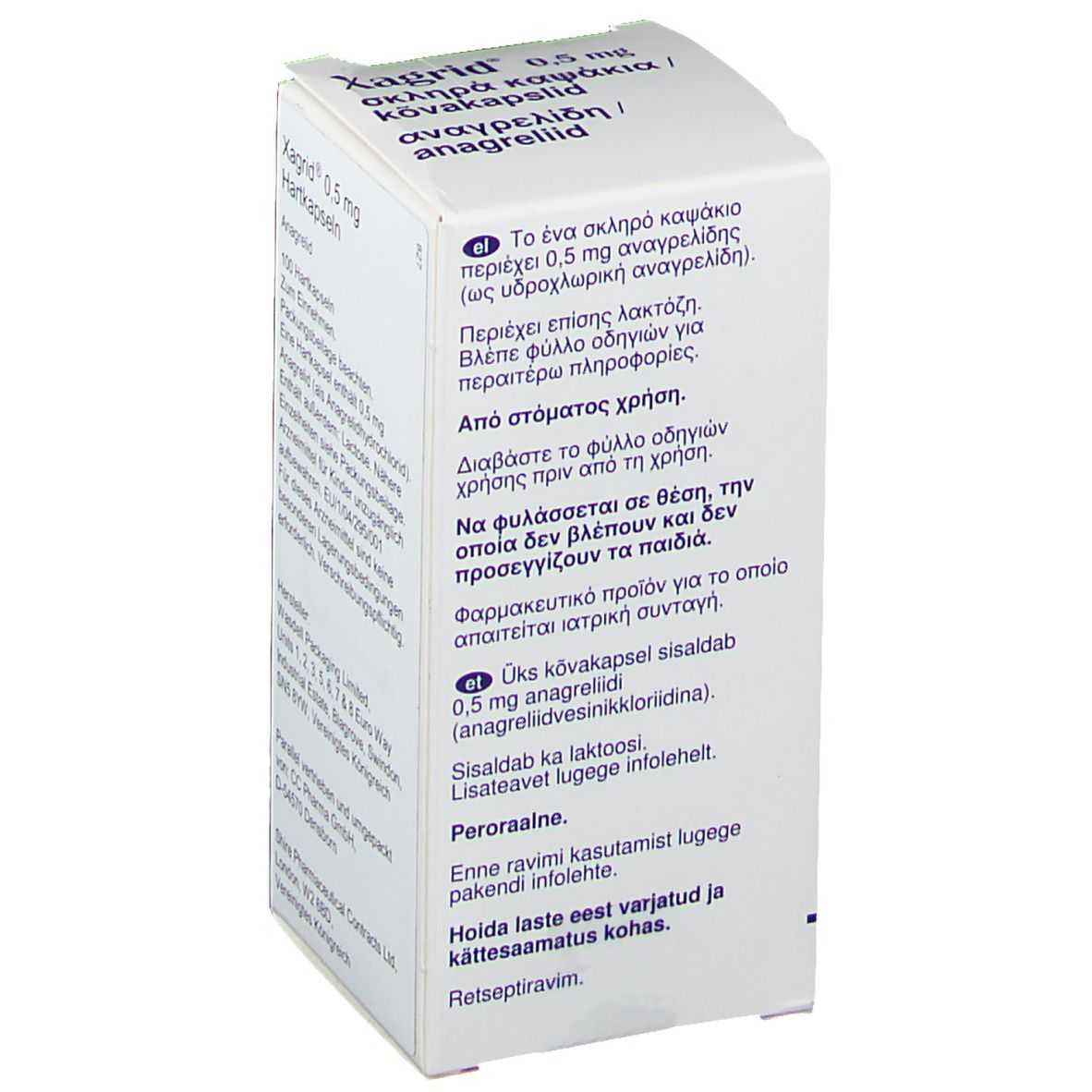 Xagrid® 0,5 mg
