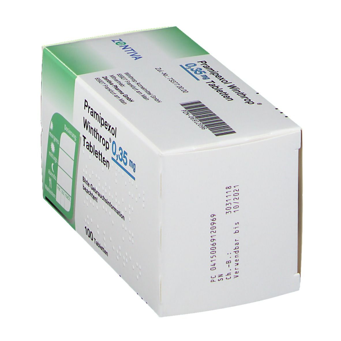 Pramipexol Winthrop® 0,35 mg