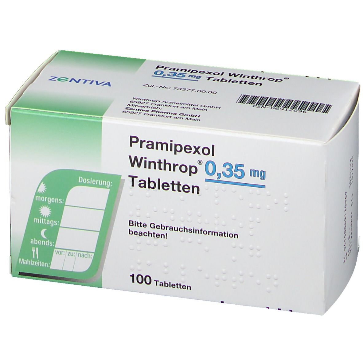 Pramipexol Winthrop® 0,35 mg