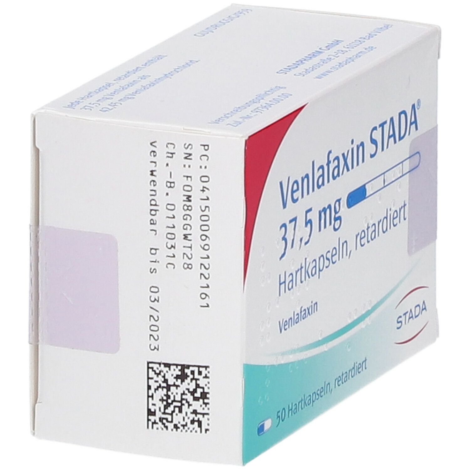 Venlafaxin Stada 37,5 mg Hartkapseln retardiert 14 St Retard-Kapseln