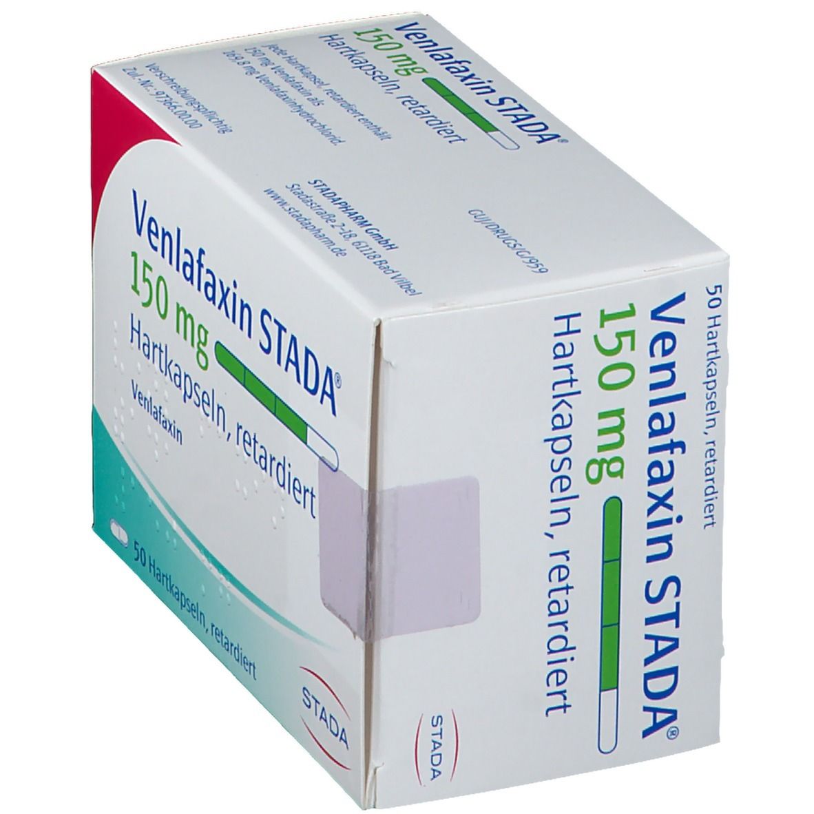 Venlafaxin Stada 150 mg Hartkapseln retardiert 50 St Retard-Kapseln