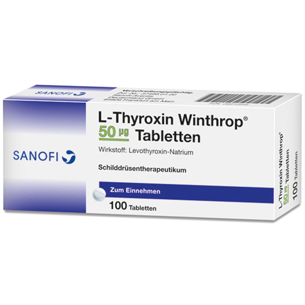 L-Tyhroxin Winthrop® 50 µg