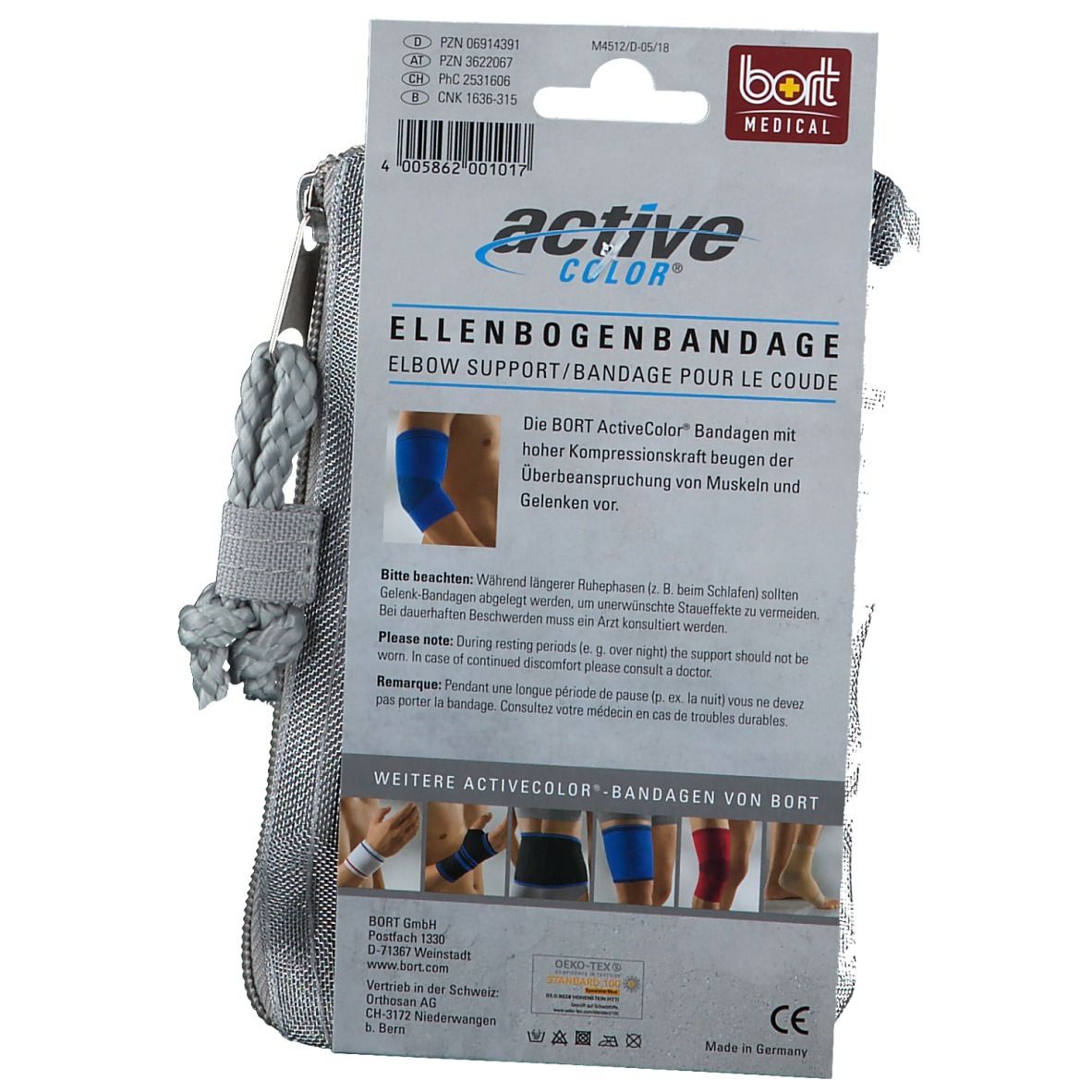 Bort Activecolor Ellenbogenbandage large blau