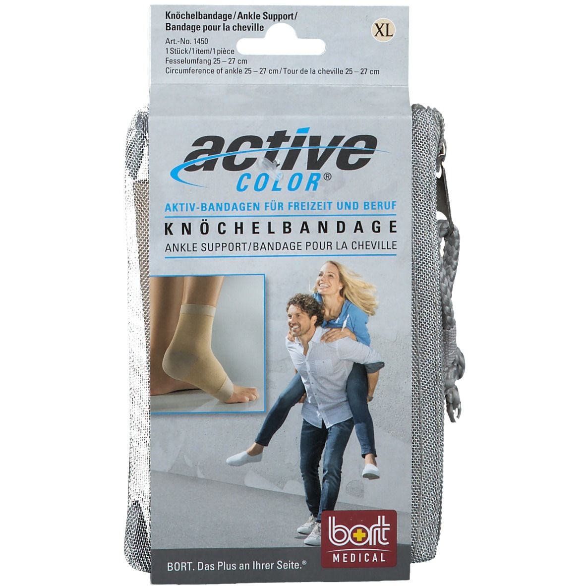 BORT ActiveColor® Knöchelbandage Gr. XL haut