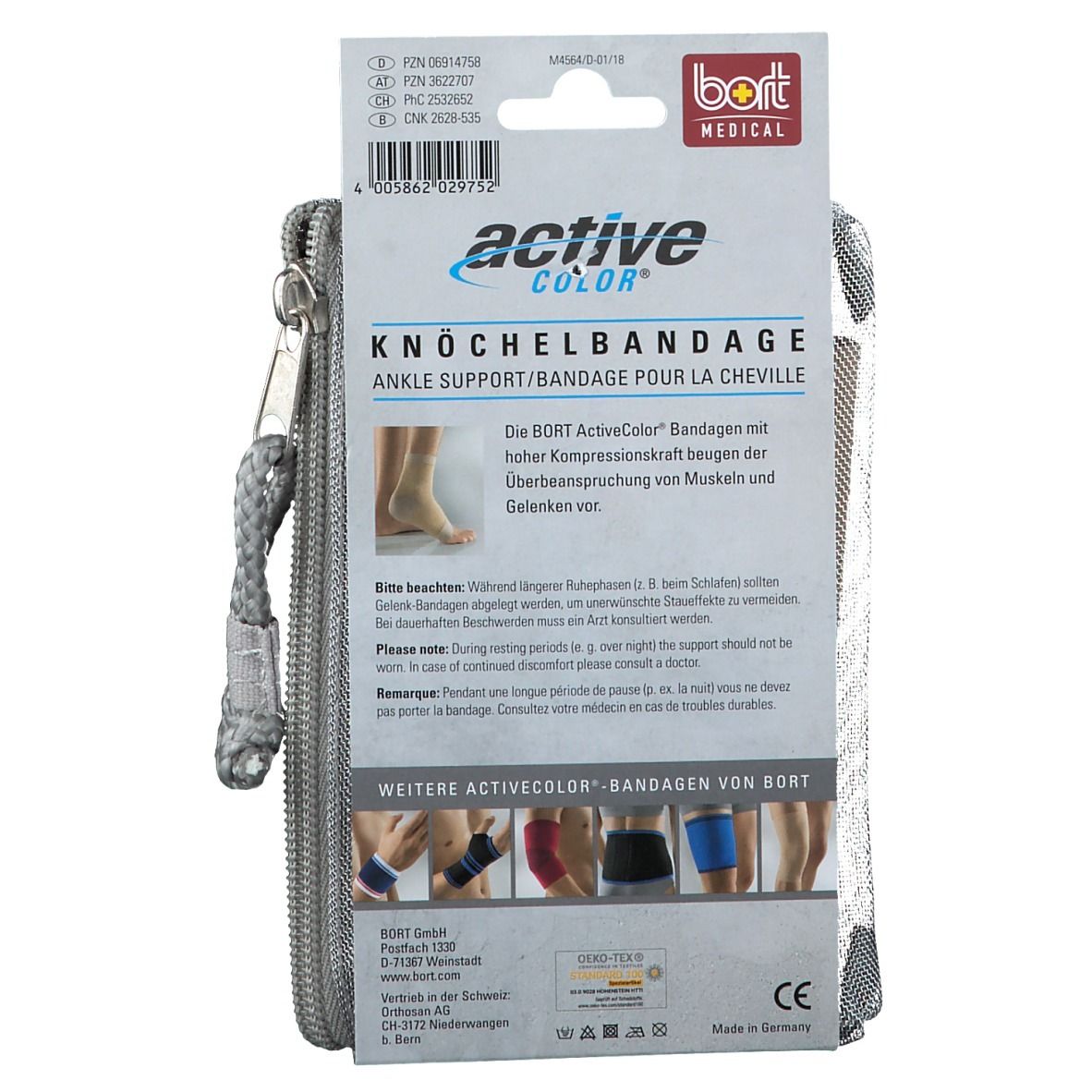 Bort Activecolor Knöchelbandage x-large haut