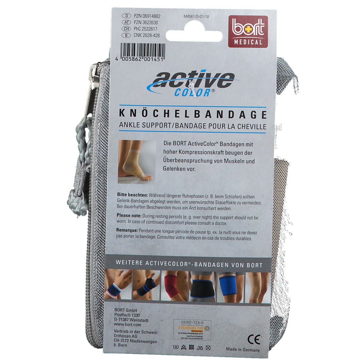 Bort Activecolor Knöchelbandage small haut