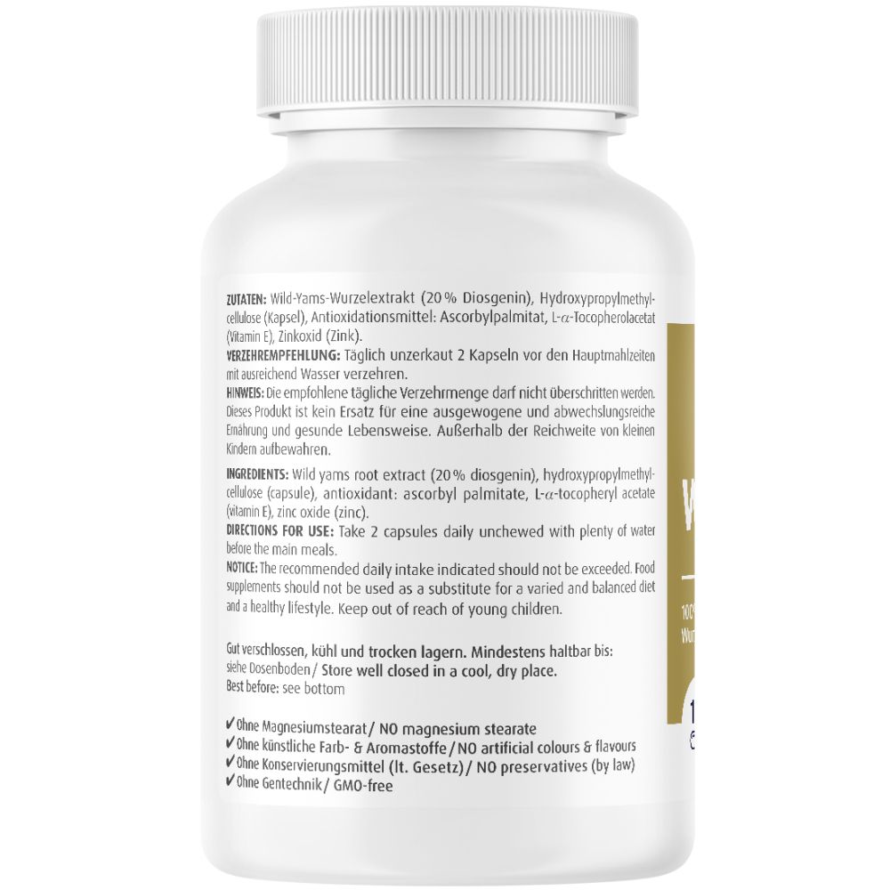 Yamswurzel Kapseln 500 mg ZeinPharma
