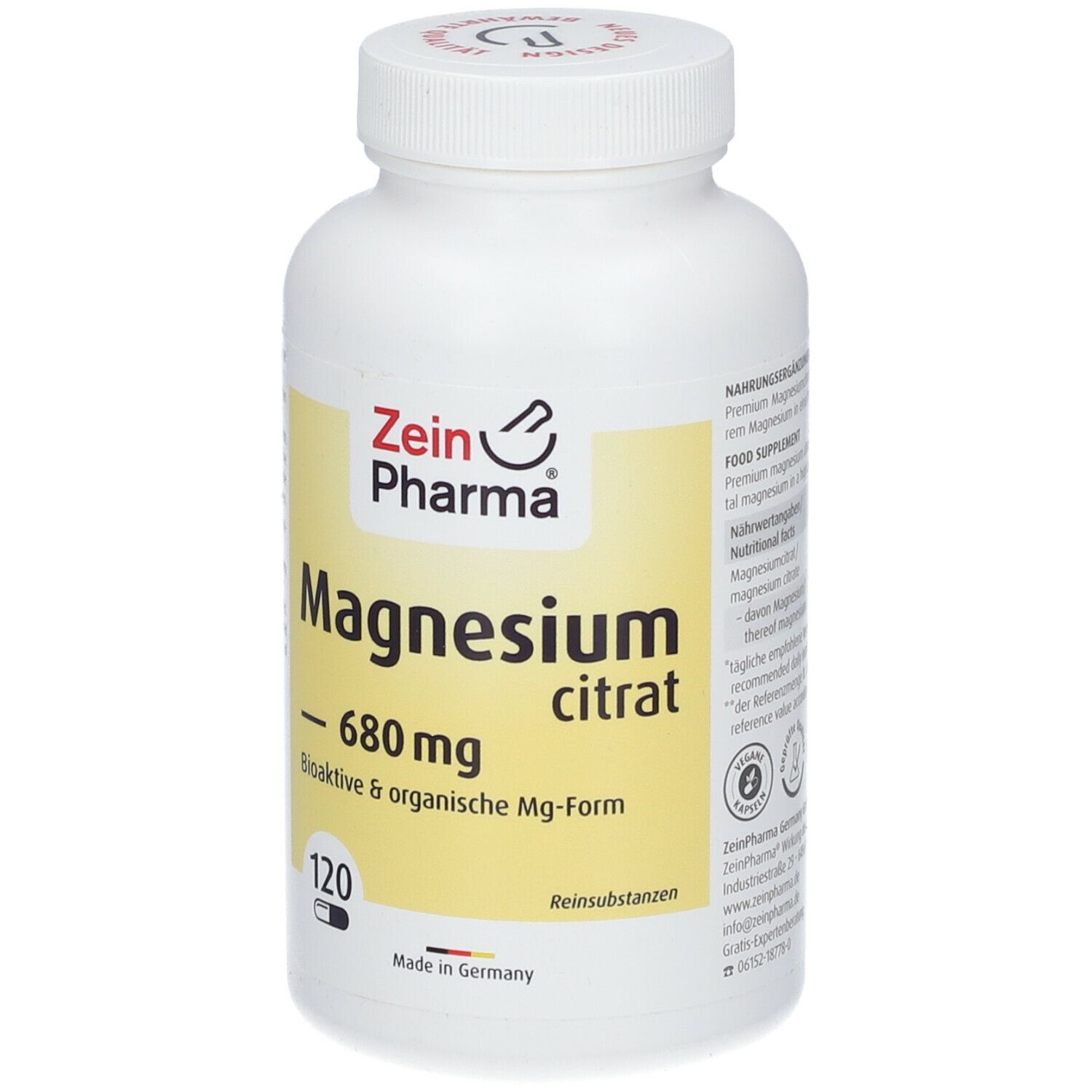 ZeinPharma® Magnesium Citrat Kapseln