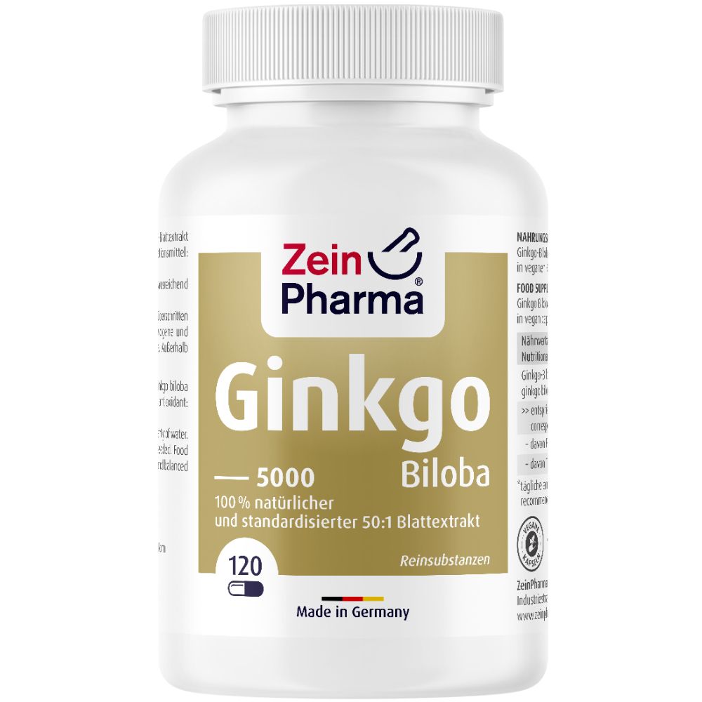 Ginkgo Biloba Kapseln 100 mg ZeinPharma