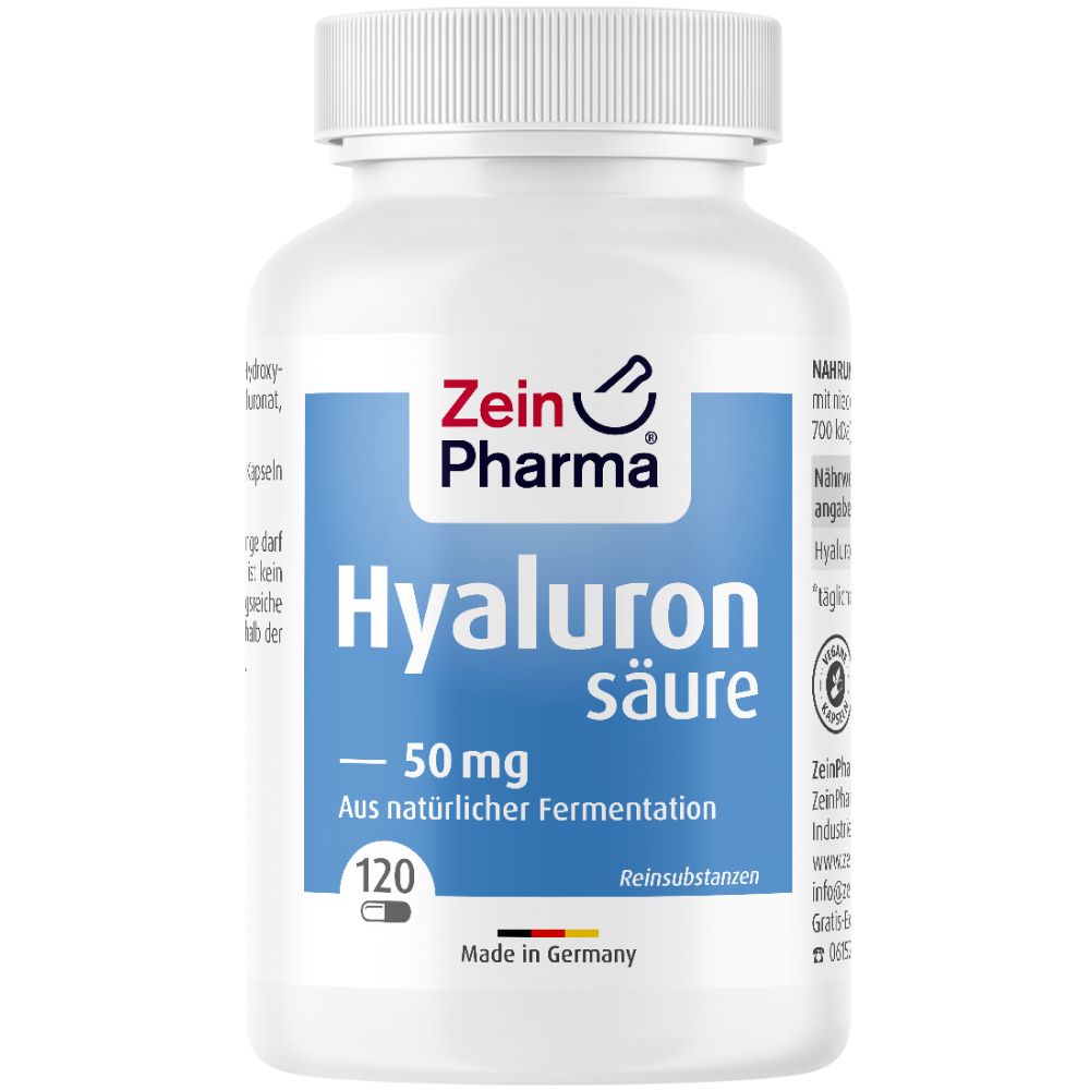 Hyaluronsäure Kapseln 50 mg Hyaluron ZeinPharma