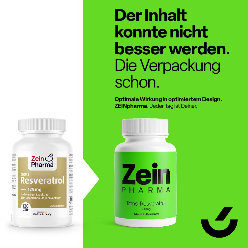 ZeinPharma® Resveratrol 125 mg