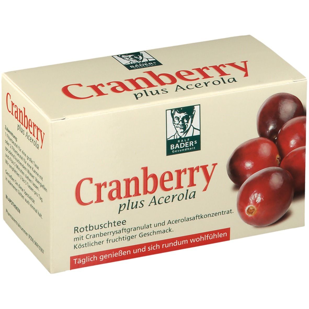 BADERs Cranberry Acerola Filterbeutel