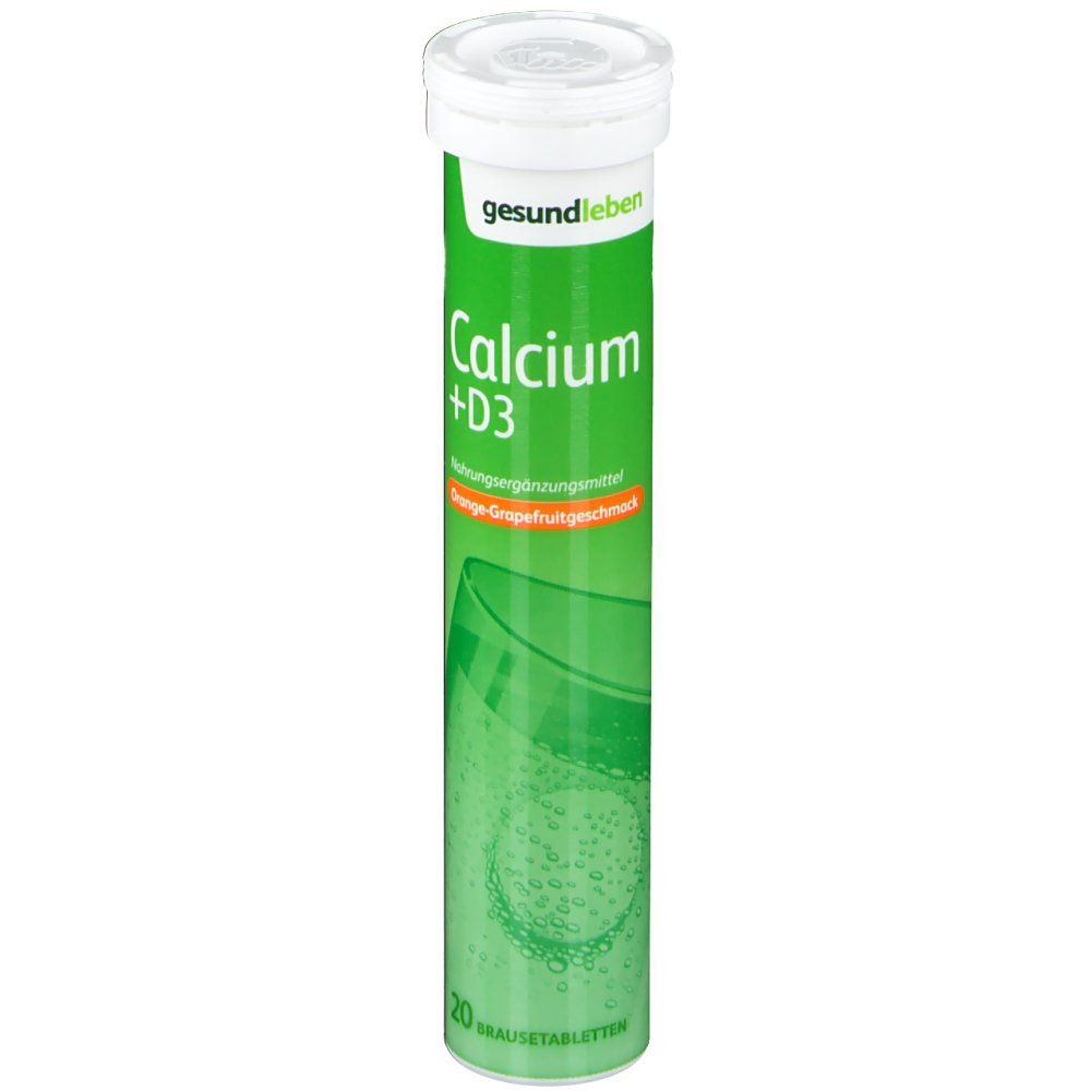 gesund leben Calcium + D3 Brausetabletten