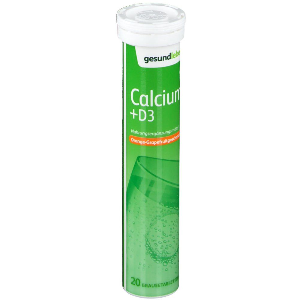 gesund leben Calcium + D3 Brausetabletten