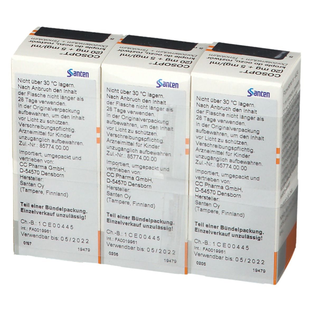 Cosopt 20 mg/ml + 5 mg/ml