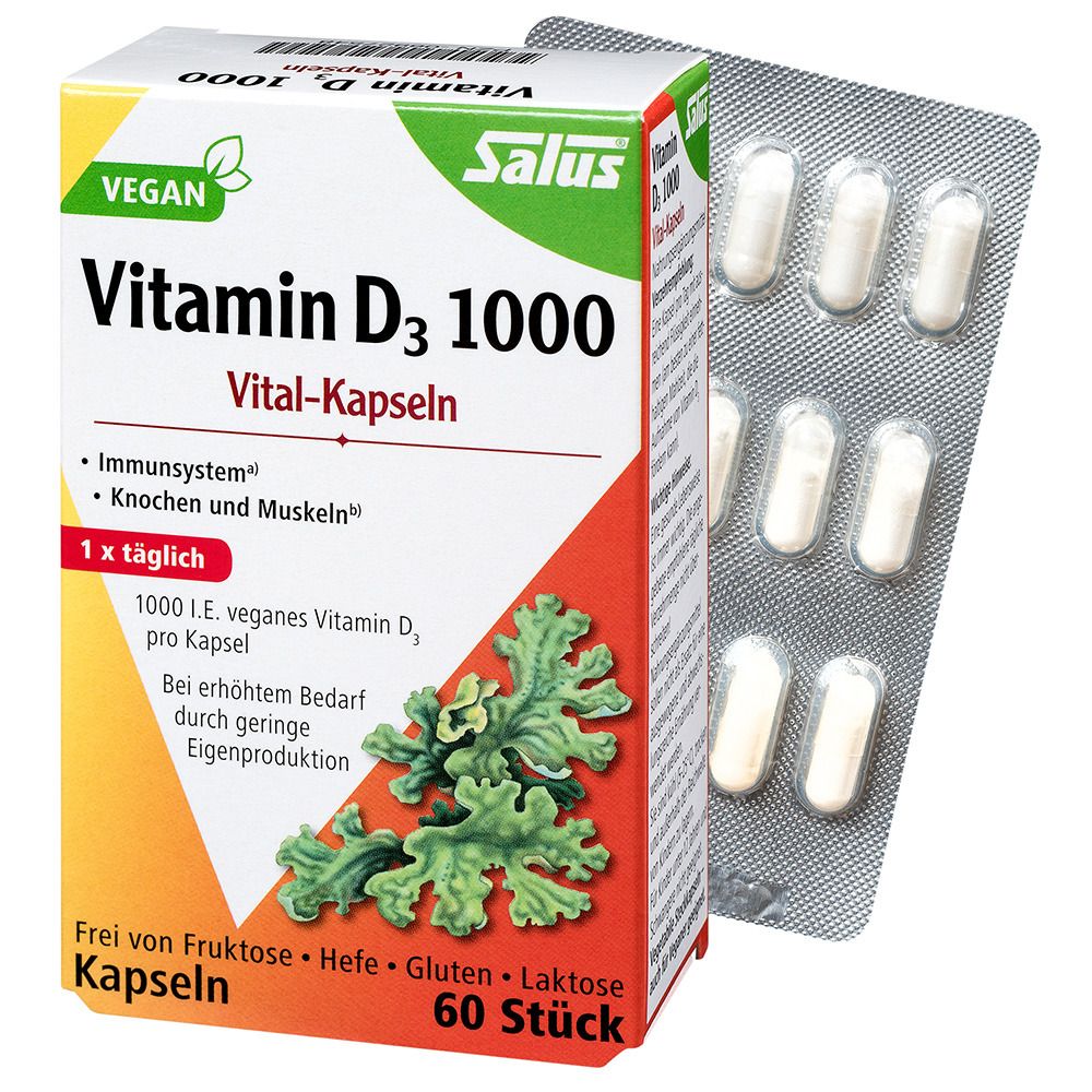 Salus® Vitamin D3 1000 Vital-Kapseln