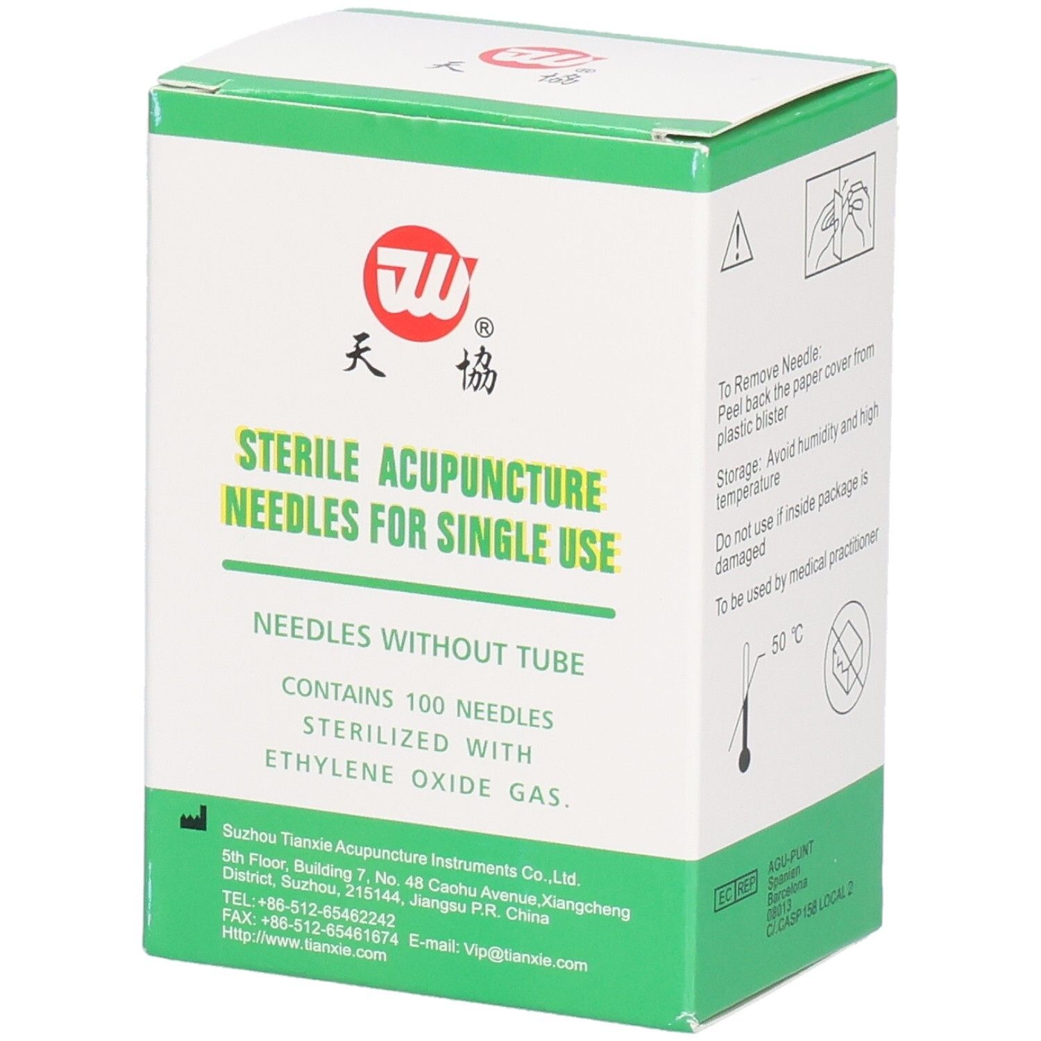 Akupunkturnadeln Tianxie 0,30x30 mm ster.Einm. 100 St