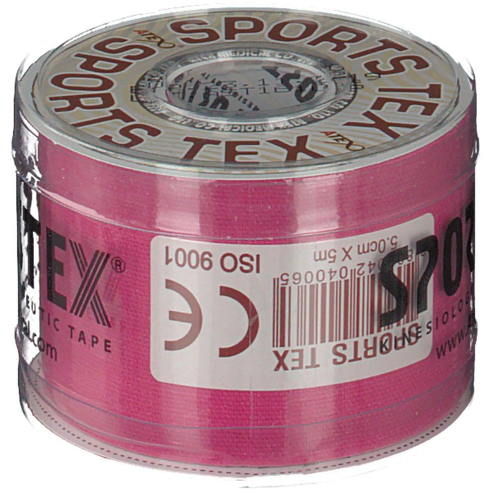 Sports TEX Kinesiologie Tape 5 cmx5 m pink 1 St Verband