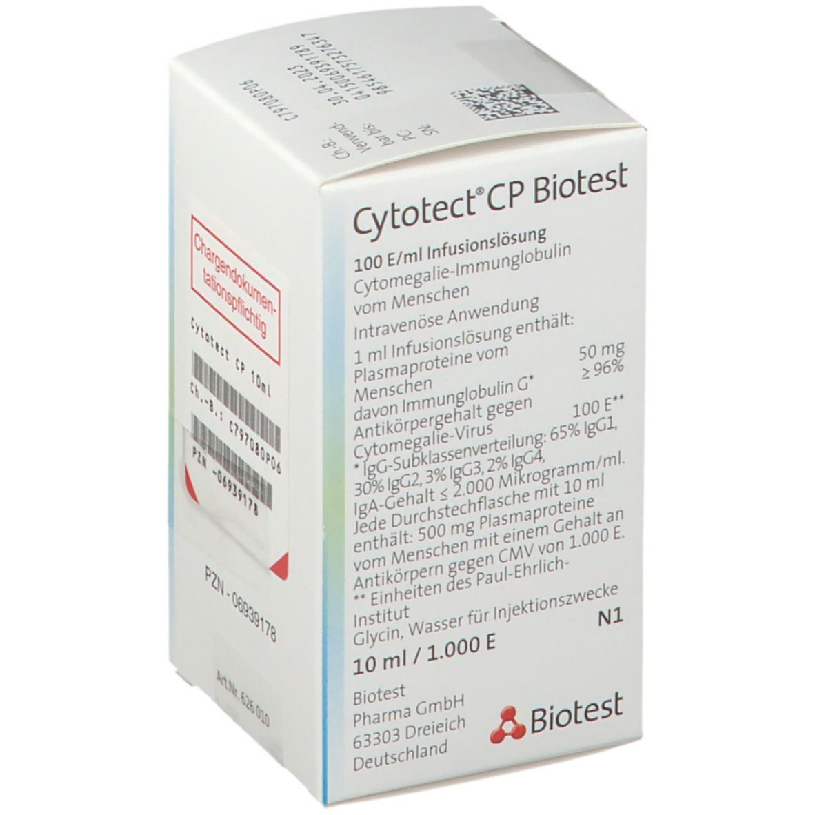 Cytotect® CP Biotest 100 E/ml