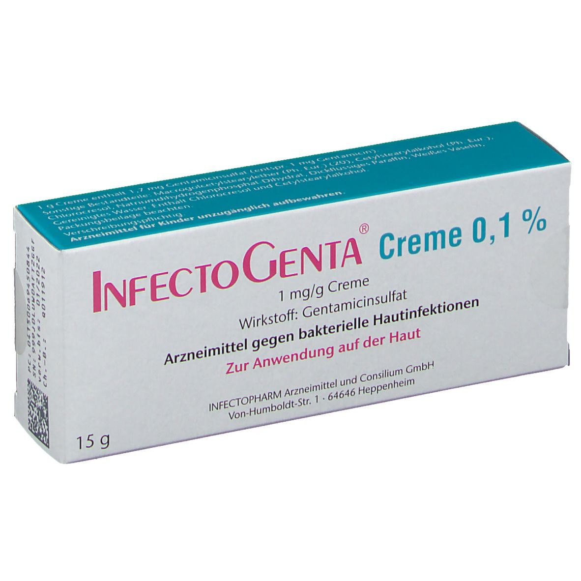 Infectogenta Creme 0,1% 15 g