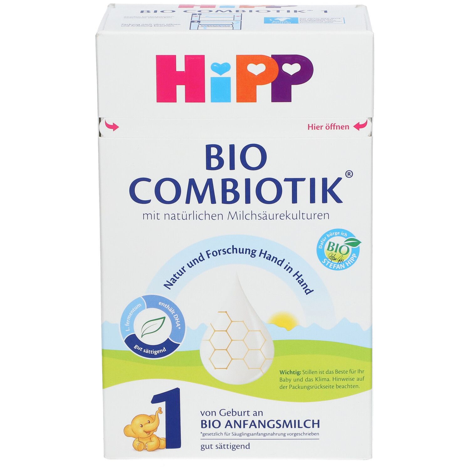 Hipp Bio Combiotik 1 Anfangsmilch von Geburt an