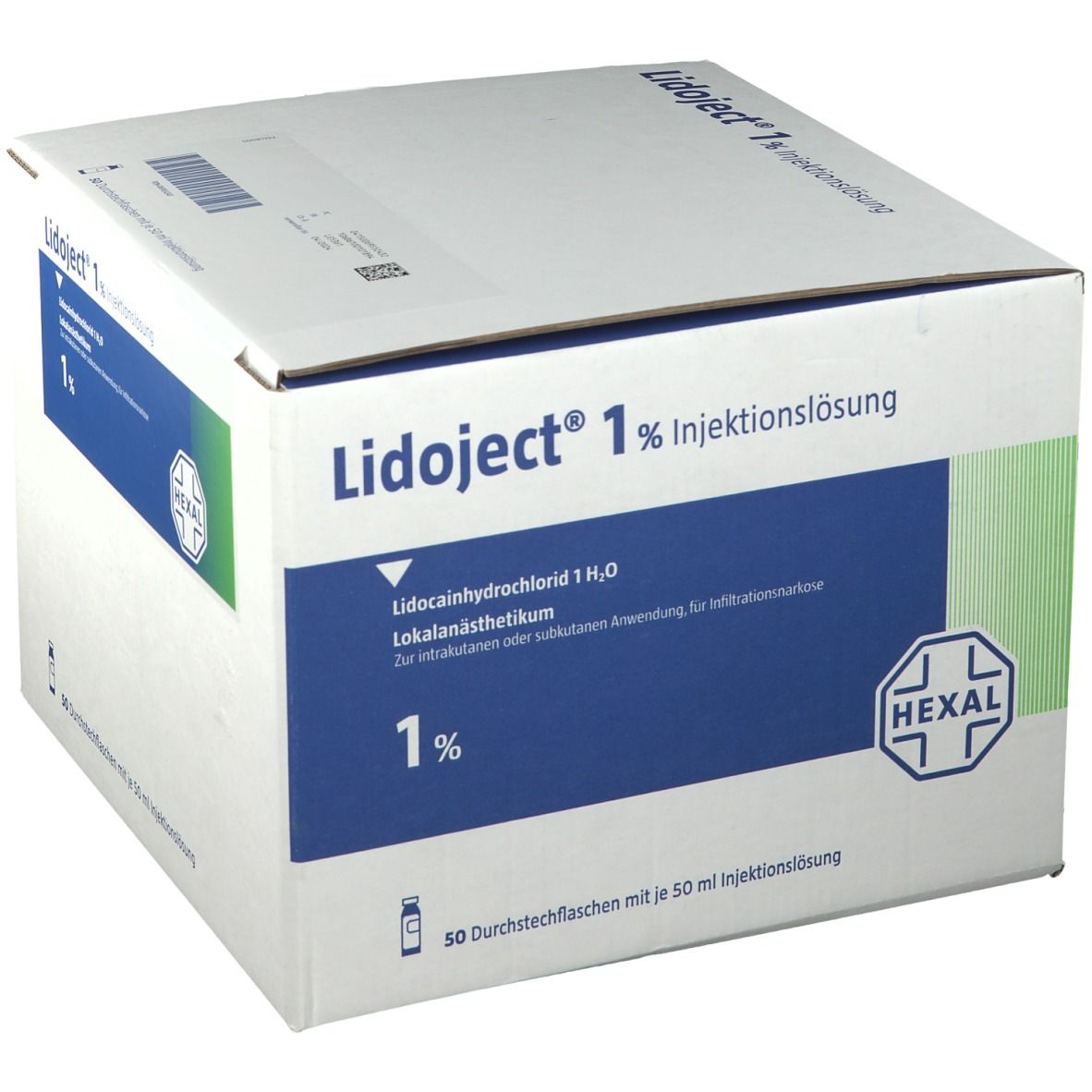 Lidoject 1% Injektionslösung in Durchstechflaschen 100x50 ml