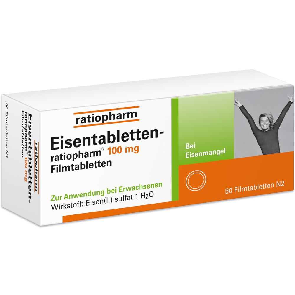 Eisentabletten ratiopharm® 100 mg
