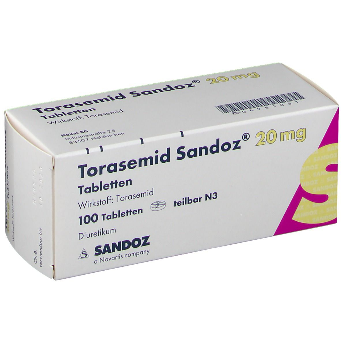 TORASEMID Sandoz 20 mg